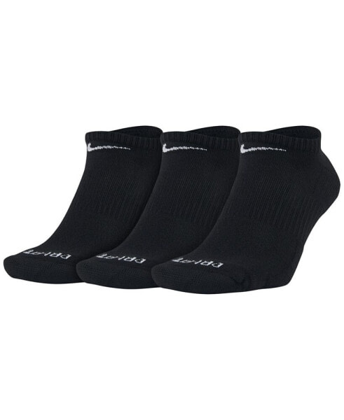 Unisex Everyday Plus Cushion Training No-Show Socks 3 Pairs