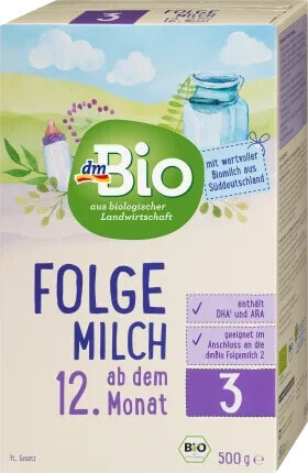 Folgemilch 3 ab dem 12.Monat, 500 g