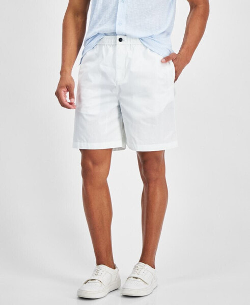 Men's Ash Regular-Fit Solid 7" Shorts, Created for Macy's