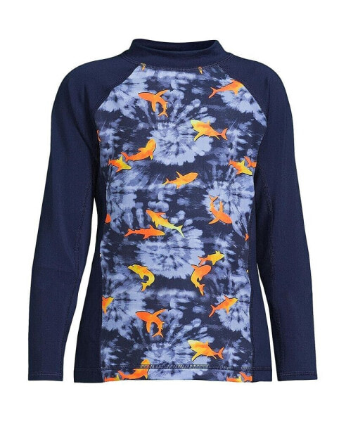 Boys Long Sleeve UPF 50 Swim Rash Guard