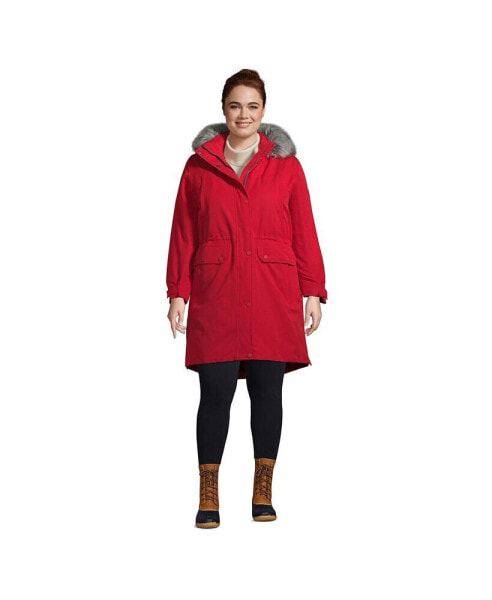 Plus Size Expedition Down Waterproof Winter Parka