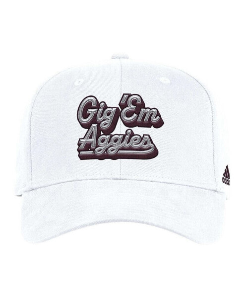 Men's White Texas A M Aggies Chant Flex Hat