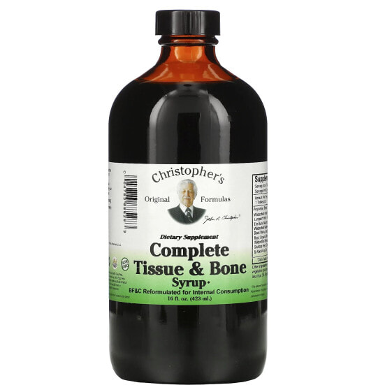 Травяные экстракты Syrup Christopher's Original Formulas Complete Tissue & Bone, 16 жидк. унц. (473 мл)