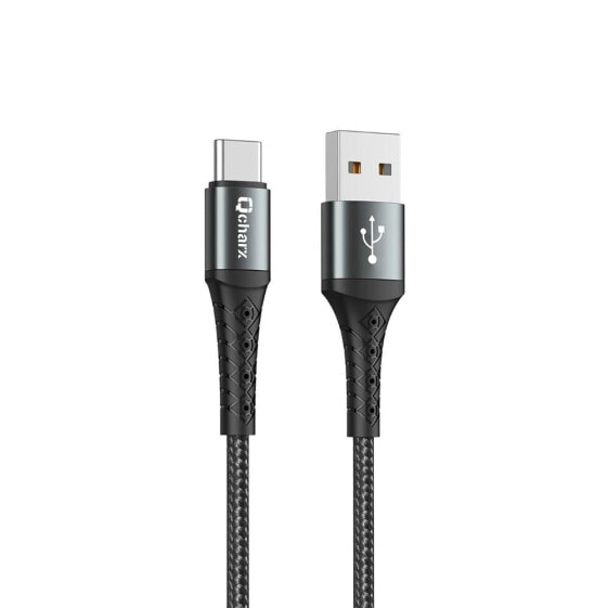 QCHARX Lyon 3A 1 m USB-A To USB-C Cable