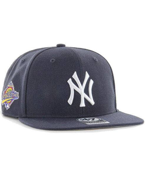 Men's Navy New York Yankees 1996 World Series Sure Shot Captain Snapback Hat
