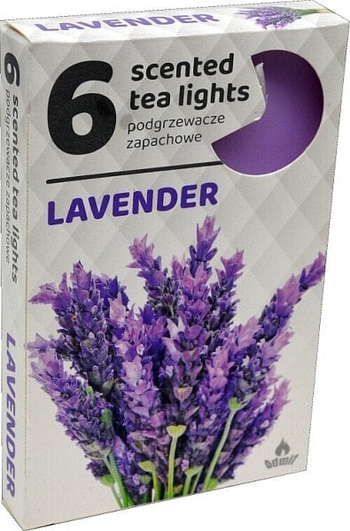 Teekerze Lavendel 6 St.