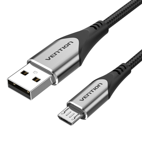 USB-кабель Vention COAHF 1 m Чёрный (1 штук)