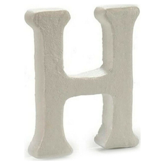 Декоративная наклейка Pincello Письмо H полистирол 1 пластика 15 х 13,5 см Белый
