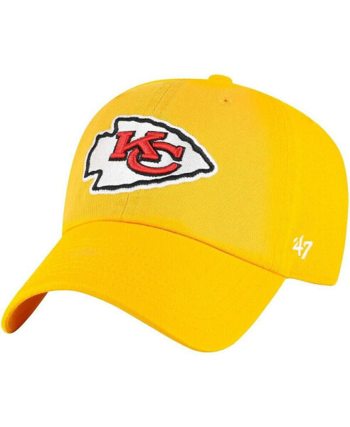 Men's Gold Kansas City Chiefs Secondary Clean Up Adjustable Hat