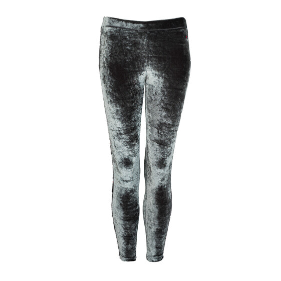 Женские спортивные бархатные брюки Champion с лампасами, серый