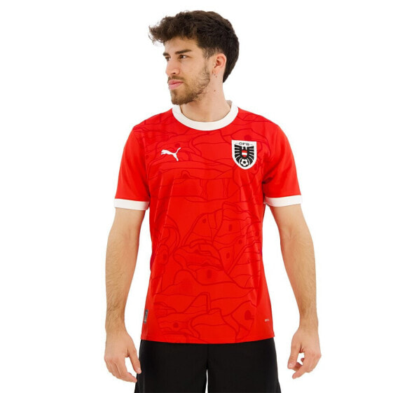 Футбольная футболка PUMA Austria 23/24 Домашняя с коротким рукавом