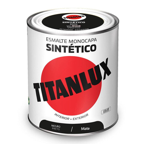 Эмаль синтетическая TitanLux 5809006 Чёрный 750 мл