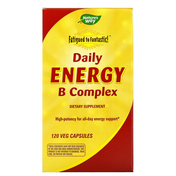 Fatigued to Fantastic! Daily Energy B Complex, 120 Veg Capsules