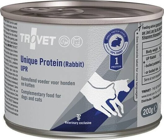 Trovet Trovet Unique Protein UPR Królik Karma Dla Psa Kota 200g