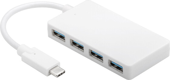 Wentronic 66274 - Wired - USB 3.2 Gen 1 (3.1 Gen 1) Type-C - White - 5 Gbit/s - USB 3.2 Gen 1 (3.1 Gen 1) Type-A - 40 mm