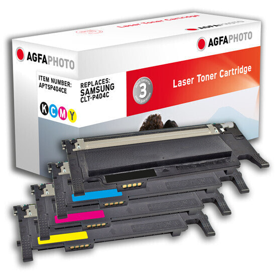 AgfaPhoto APTSP404CE - 1500 pages - 1000 pages - Black - Cyan - Magenta - Yellow - 4 pc(s)