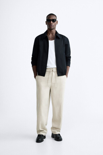 Viscose - linen trousers