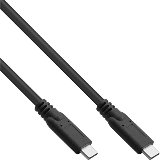 InLine USB 3.2 Gen.2x1 Cable - USB-C male/male - black - 5m