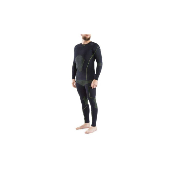 Спортивный костюм Viking Atos Recycled Black 2024 Men's Thermoactive Underwear Set 54% переработанный полиамид/38% полиэстер/8% эластан