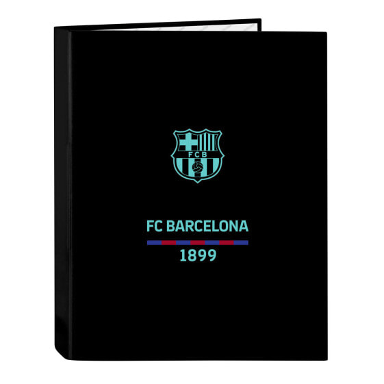 Регистратор F.C. Barcelona Чёрный A4 26.5 x 33 x 4 см