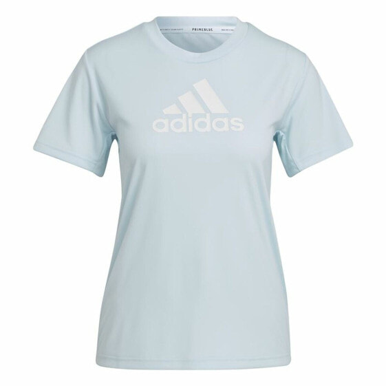 Футболка с коротким рукавом женская Adidas Move Logo Sport Циановый