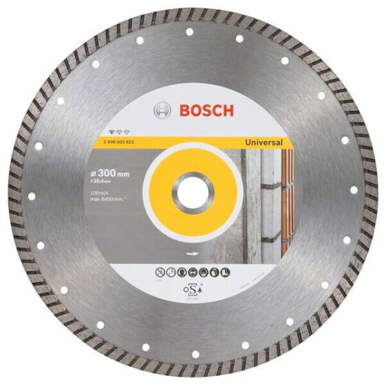 Bosch Diamanttrennscheibe Standard for Universal Turbo 300 x 25,40 x 3 x 10 mm