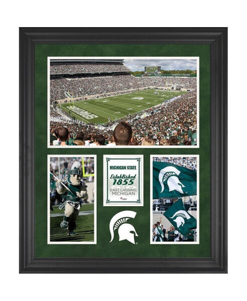 Michigan State Spartans Framed 20" x 24" Spartan Stadium 3-Opening Collage