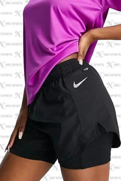 Беговые шорты Nike Dri-Fit Tempo Luxe черные для женщин