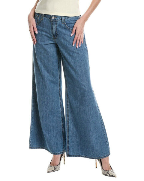 Frame Denim Le Mid Happy Indigo Wide Leg Jean Women's 30