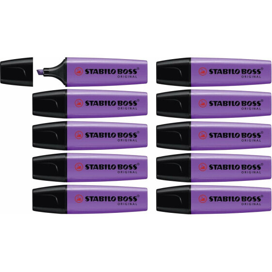 Флуоресцентный маркер Stabilo Boss Фиолетовый 10 Предметы