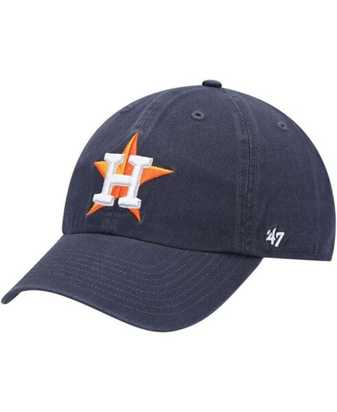 Men's Navy Houston Astros Heritage Clean Up Adjustable Hat