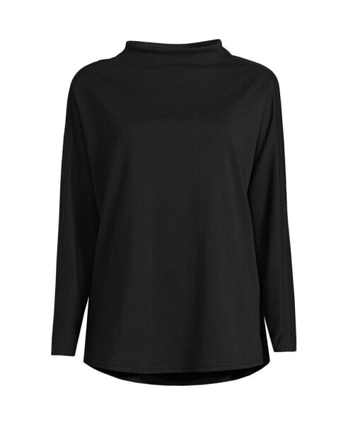 Women's Sport Knit Funnel Neck Top