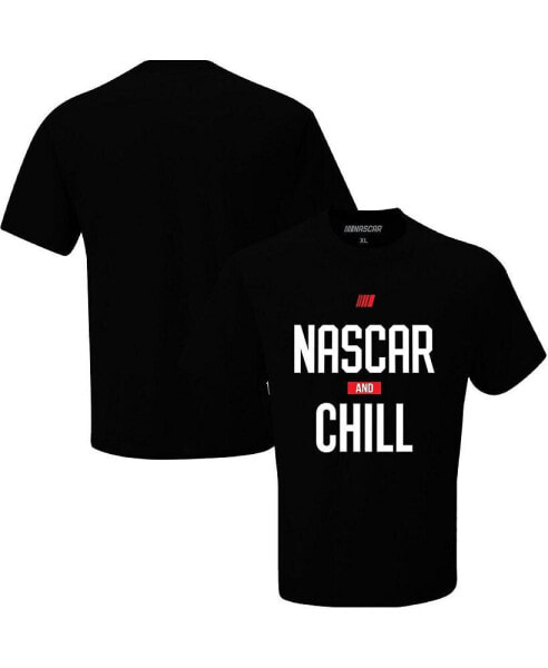 Men's Black NASCAR and Chill T-shirt
