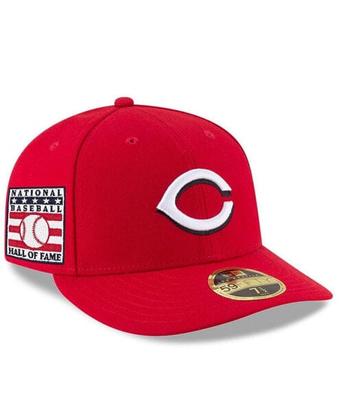 Men's Red Cincinnati Reds National Baseball Hall of Fame Low Profile 59FIFTY Fitted Hat