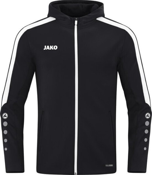 JAKO Power Jas met Capuchon Dames Zwart Maat 38