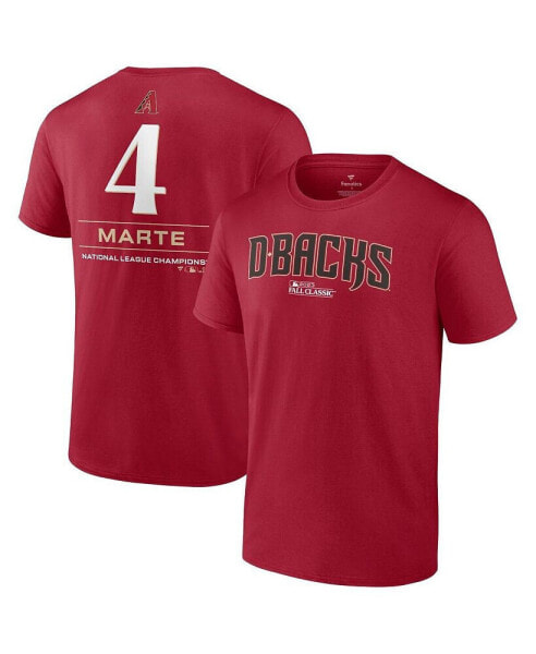 Men's Ketel Marte Red Arizona Diamondbacks 2023 World Series Name and Number T-shirt