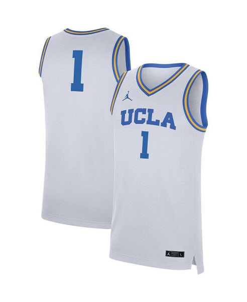 Men's #1 White UCLA Bruins Replica Jersey