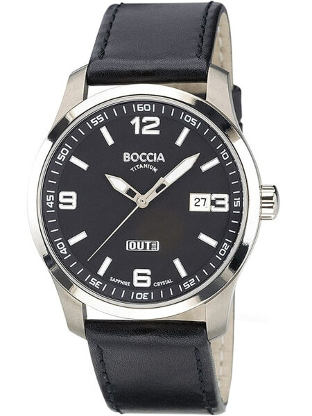 Boccia 3626-02 men`s watch titanium 38mm 10ATM