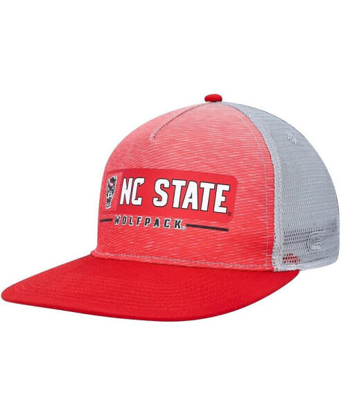 Men's Red, Gray NC State Wolfpack Snapback Hat