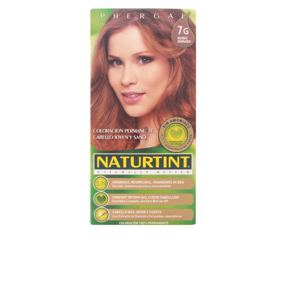 Naturtint Permanent Hair Color No. 7G Golden Blond Восстанавливающая перманентная краска для волос без аммиака, оттенок русый золотистый