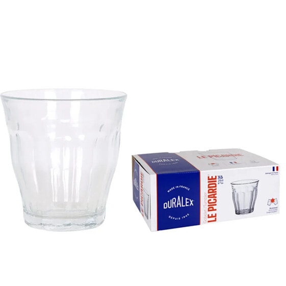 QUTTIN Set Of 6 Glasses 250ml Picardie