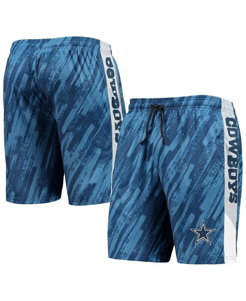 Men's Navy Dallas Cowboys Static Mesh Shorts