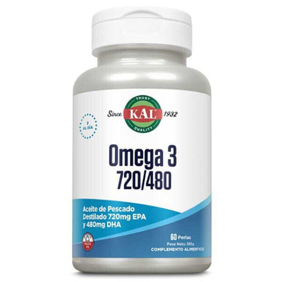 KAL Omega 3 720/480 Essential Fatty Acid 60 Softgels