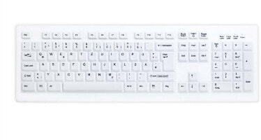 Active Key AK-C8100F - Full-size (100%) - Wired - USB - White