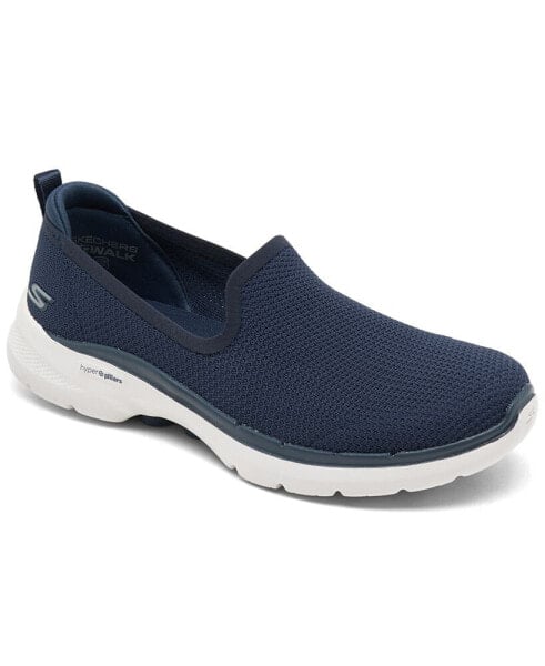 Women's Go walk 6 - Clear Virtue Slip-On Walking Sneakers from Finish Line