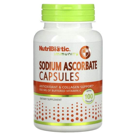 Immunity, Sodium Ascorbate, 100 Vegan Capsules