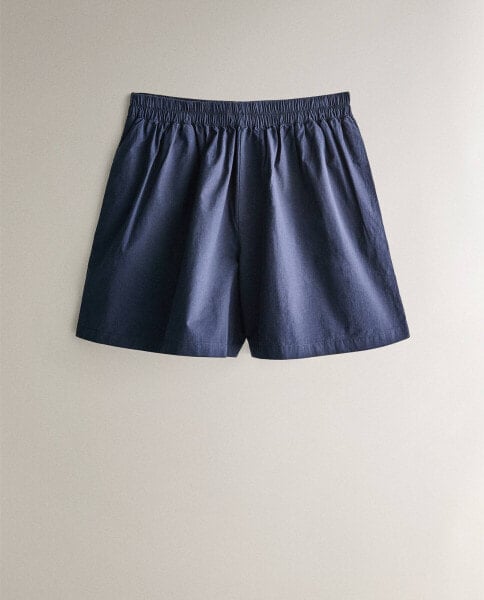 Plain cotton shorts