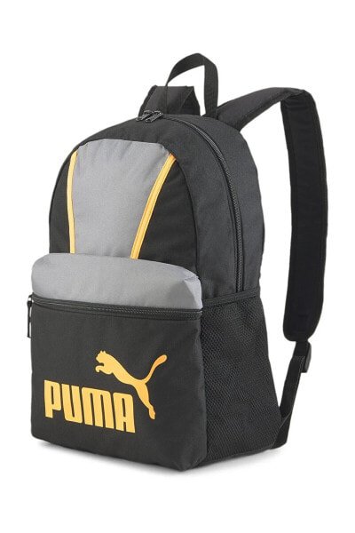 Unisex Sırt Çantası - PUMA Phase Blocking Backpack Puma Black- - 07896203