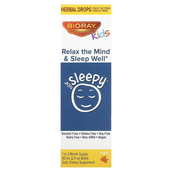 Kids, NDF Sleepy, Maple, 2 fl oz (60 ml)