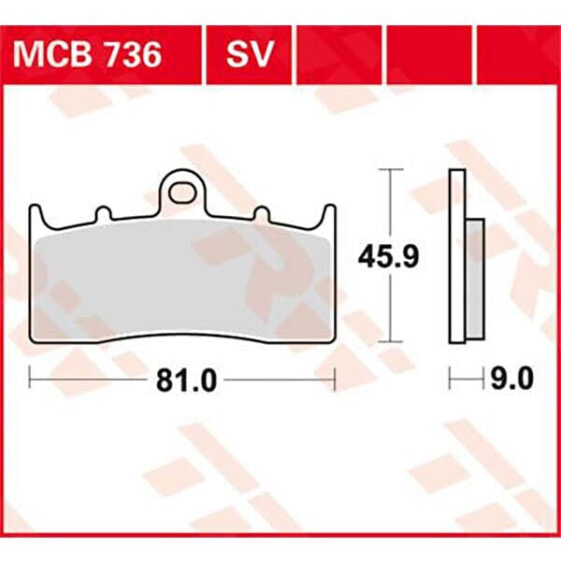 TRW Allround Organic Standard BMW K 1200 LT Abs 00 Front Brake Pads